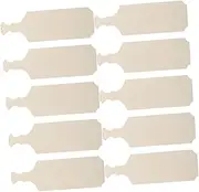 HAWILLOSCH DIY Chopping Board Set 10pcs Mini Unfinished Wooden Cutting Boards Handle for Craft Projects and Home Decor