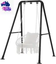 Hammock Chair Stand,Heavy-Duty Steel Hammock Stand,300Lbs Multi-Use Swing Stand