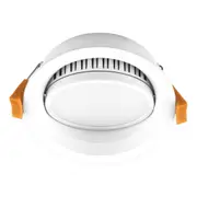 Deco Round LED Tilt Downlight 13W White Aluminium 3CCT - 20430