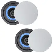 Maro Bluetooth In Ceiling Speakers Bluetooth, 4 Inches Flush Mount In Wall Ambient Speaker 40 Watts, 2-Way Home Speaker, 1 Pair