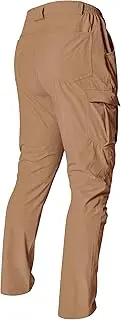 [Lesemisi] Men's Cargo Hiking Work Pants with 6 Pockets Lightweight Water Resistant Quick Dry Tactical Pants