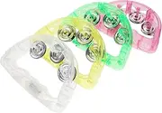 Vaguelly Led Flashing Handbells 8pcs Party Toys Lightweight and Ideal for Festivals Random Color