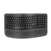 Logitech Wave Keys Wireless Ergonomic Keyboard - Graphite