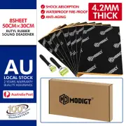 32PCS Butyl Sound Deadener Free Roller Thickening Agent Damping Material 4.2mm (for: Porsche)