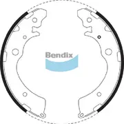 Bendix Rear Brake Shoes for Honda Accord CB, CB3, CB7 2.2L F22A6, F22A9 Petrol 1989-1990