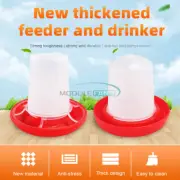 Chicken Feeder Drinking Waterbowl Poultry Quail Bantam Food Water Farm Feeding