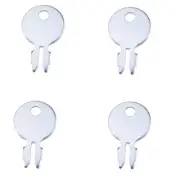 Set/4 180292M1 Ignition Switch Keys Fits Massey Ferguson 35 50 Loader 65 85 TO20