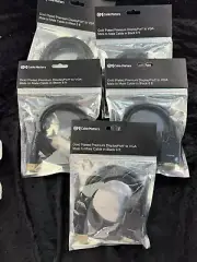 Gold Plated Premium DisplayPort to VGA Male to Male Cable in Black 6ft