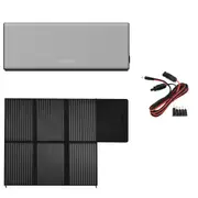 VoltX 2000W Portable Solar Generator + 200W Mono Solar Panel & MC4 Cable