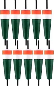 Fishing Float - Floats for Fishing | 10 Pieces Trout Bobbers, Cork, Weighted Tackle Accessories for Crappie Bluegill Trout Bass Fresh Water