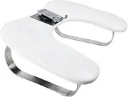 Perfeclan Nail Arm Rest Hand Pillow Hand Rest Stand for Salon Technician Home Soft Stylish U Shaped Tools Comfortable Nail Cushion, Silver Foot