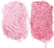 WOFASHPURET Craft Paper Shreds for Present Box Filling Decorative Prop Pink Paper Shreds Pack