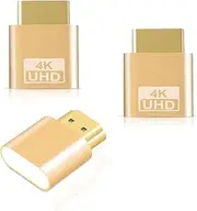 Wowfast HDMI Dummy Plug, HDMI Dongle Virtual Monitor Display Emulator 4K @ 60Hz for Windows Mac OSX Linux Pack of 3