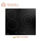 Devanti 60cm Electric Ceramic Cooktop | 4 Burner | Touch Control | 5200W