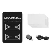 RFID Chip Reader PM PRO Decoder+5XUID Card NFC Key Copier 13.56Mhz 125Khz5545