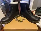 Dr. Doc Martens 1460W Women's Nappa Leather Lace Up Boots - Black, Size 6