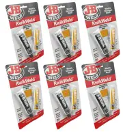 6 Pack Of JB Weld Automotive Kwik Weld Steel Reinforced Epoxy Glue J-B Weld 8276