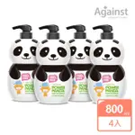 即期品【快潔適】熊貓嬰兒洗髮露800MLX4瓶組(贈博寶兒純水濕巾厚型22抽-佩佩豬)