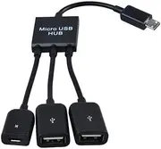 3-in-1 Micro USB OTG Adapter Cable with Extra Power Supply for Mobile Phone Tablet Smartphone