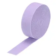 Twill Wide Elastic Band 1.2" Flat 4 Yard Lavender Purple for Sewing