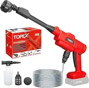 TOPEX 20V Cordless Pressure Washer Portable Power Washer Adjustable 6-in-1 Nozzle Handheld Power Cleaner for Washing Car/Home/Patios/Boats (Skin Only-Battery and Charger NOT Included)