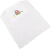 Abaodam 10pcs Baby Sweat Absorbent Towel Cotton Cloth Soft Cartoon Infant Back Towels Back Wet Pad Wipes for Boys and Girls Ideal for Daycare and Home Use