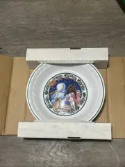 Vintage Watkins 1989 Fluted Ceramic Deep Dish Pie Plate