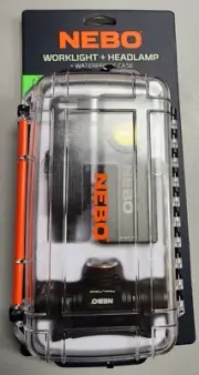 Nebo Transcend 1000 Headlamp & 1200 Lumen Worklight W/ case NEW W/ Warranty