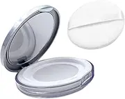 TENOL Loose Powder Container 3G Makeup Jar Refillable Makeup Powder Case for Household, Purple