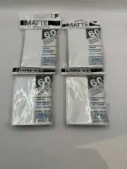 Ultra PRO PRO-Matte 60CT Yu-Gi-Oh! / Vanguard Size Deck Protector Sleeves X4