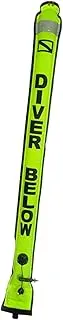 Tadill Diving Surface Marker Buoy Scuba Buoy Highly Visible Gear, Professional, with Reflective Strip Accessory Scuba Diving SMB