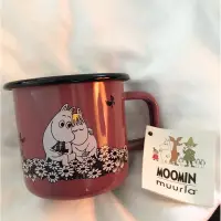 在飛比找蝦皮購物優惠-芬蘭muirla /moomin嚕嚕米琺瑯杯 pink