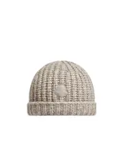Wool Blend Beanie One size light gray