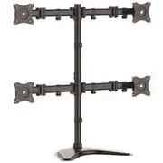 StarTech Quad Monitor Stand, Steel, For VESA Mount Monitors up to 27in - ARMBARQUAD