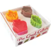 Talisman Designs Fall Shapes Pie Crust Cutter / Decorating Stamps - Set of 4