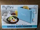 New Nostalgia MyMini Single Slice Bagel Toaster Extra Wide Slot Easy Clean