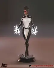 Monica Rambeau (Photon) Statue 3D Print Unpainted/Unassembled