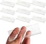 Vinyl Record Wall Mount, 10 Pack Clear Vinyl Record Shelf Wall Mount, Album Frames For Vinyl Records To Display, Unique Decor For Music Records Collector Record Store And Vinyl Lover