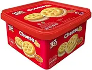 ZESS Cheese Sandwich Crackers, Cheesy Biscuit Sandwiches Snack 18 Individually Wrapped Packs Office and Kids Snack On the Go Snack For School Trip 612g
