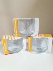 3 McDonalds 50 Years Maccas Fry seed Pattern cheese Wobbling Glass 2021 New