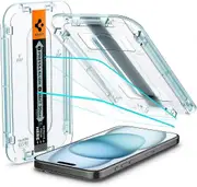 Tempered Glass Screen Protector [GlasTR EZ FIT] designed for iPhone 15 Pro Max [Case Friendly] - 2 Pack