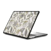 MacBook Air 15-inch (M2 - M4) Impact Case Abstract gray black gold watercolor floral