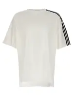 [Y-3] Y-3-Y-3 3-Stripes T Shirt Bianco/Nero-Uomo M White/Black