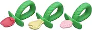 Toddler Fork and Spoon Set - Soft Cute Anti-Choke Strawberry Spoon and Fork,Toddler Dishwasher Safe Self-Feeding Cutlery for Travel