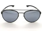 IC BERLIN Ferrum Gunmetal/Matte Black Mirrored 59mm Aviator Sunglasses