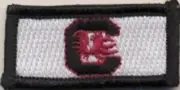UNIVERSITY OF SOUTH CAROLINA ROTC FSS FLIGHT SUIT HOOK LOOP EMBROIDERED PATCH