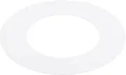 uxcell Goof Rings for 10 Inch Recessed Can Lighting Down Light, 1 Pcs Metal Goof Trim Rings Cover, Outer Diameter 10-inch, Inner Diameter 6.29-inch, Matte Finish White, Flush Mount