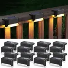 Solar Fence Lights Outdoor,16Pack Solar Deck Lights Outdoor Waterproof Led, Stai