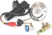 Ignition Switch for JYM250 for YBR250 YS250 YS 250 Motorcycle Ignition Switch Lock Door Set Gas Fuel Tank Cap Seat Keys Cover Motorcycle Ignition Switch Lock
