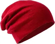[Villand] 100% Merino Wool Beanie Hat for Women and Men with Gift Bag, Double-Layered Wool Hat, Knitted Ski Cap for Winter